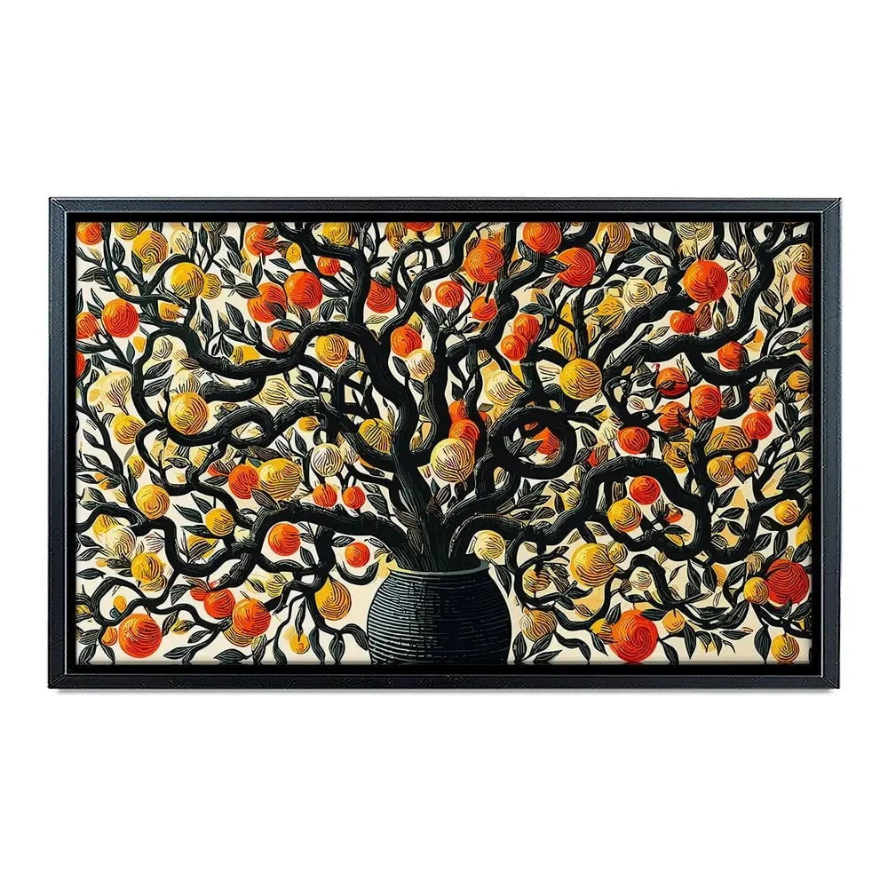 Orange Tree Oasis Canvas Print Orange Tree Oasis Canvas Print wall art product P & M Print Gallery