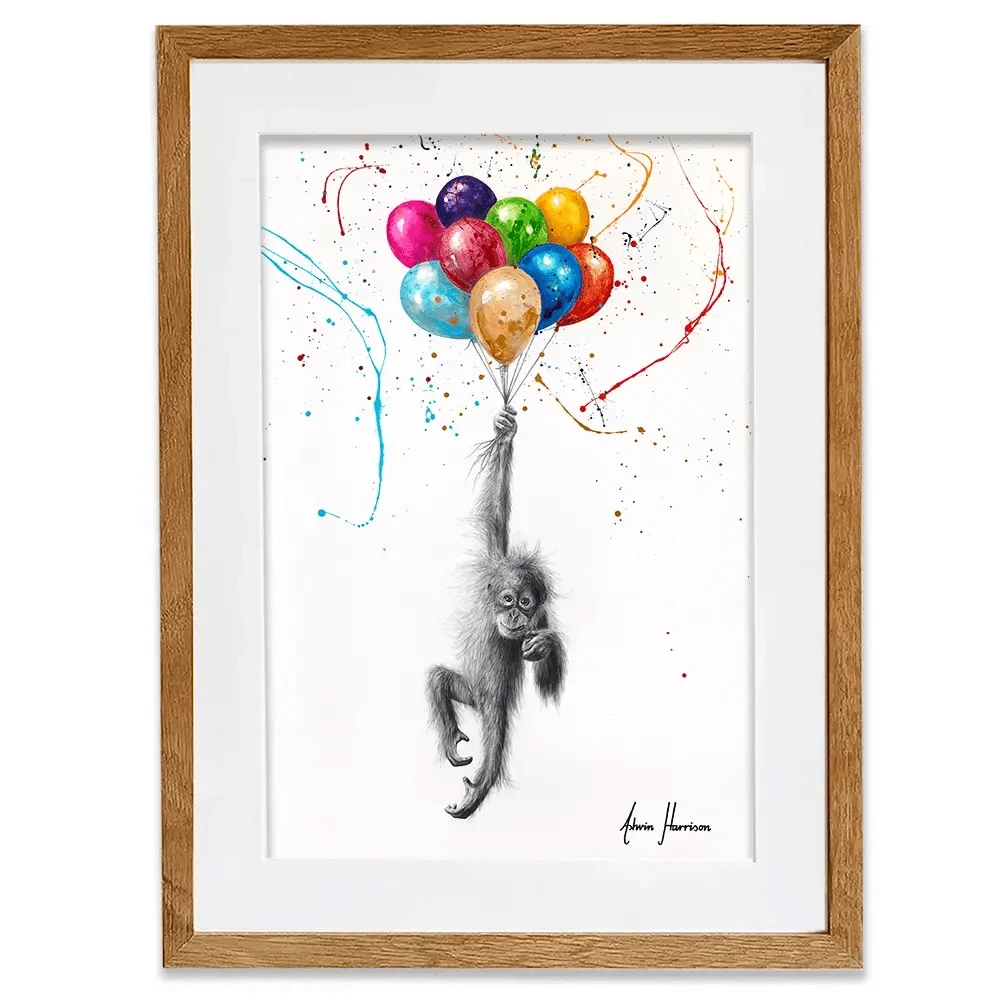 Orangutan Upon A Time Framed Art Print Orangutan Upon A Time Framed Art Print wall art product Ashvin Harrison