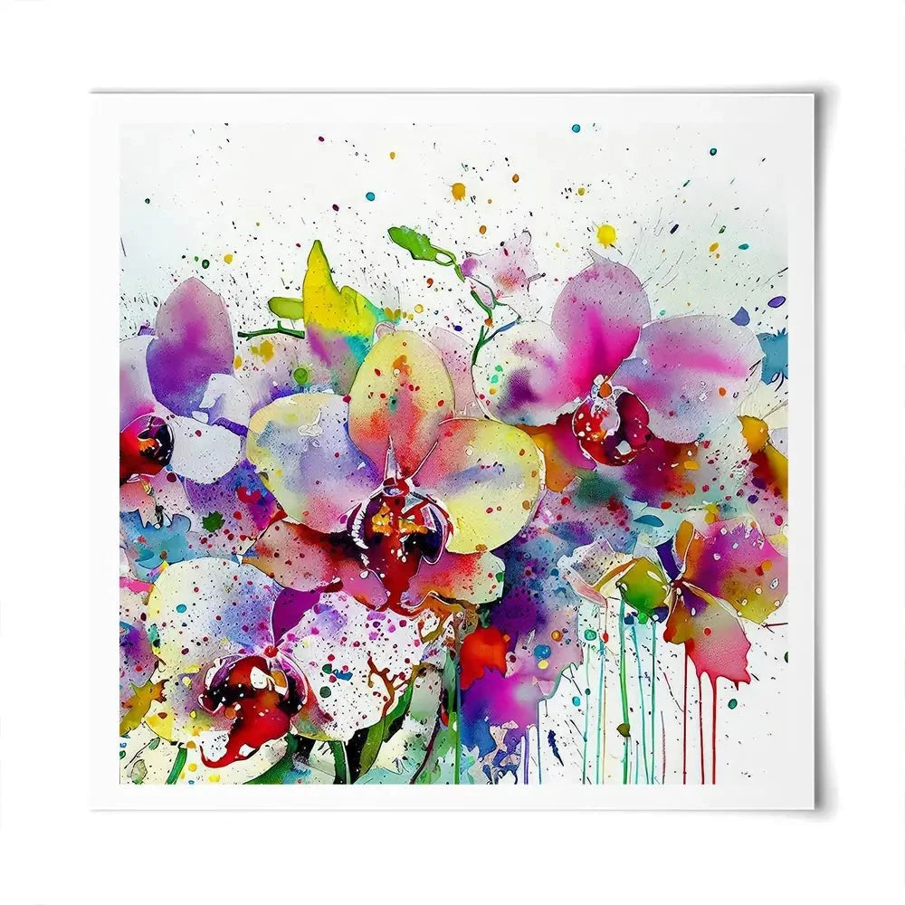 Orchid Blast Square Art Print Orchid Blast Square Art Print wall art product David Alexander Elder