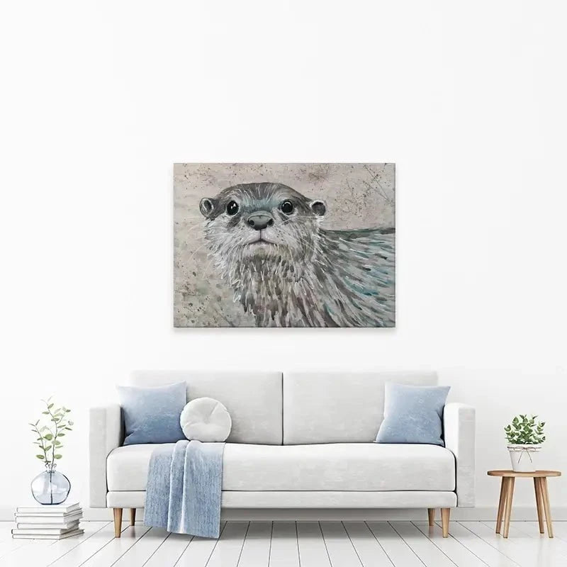 Otterly Amazing Canvas Print Otterly Amazing Canvas Print wall art product Jane Brookshaw
