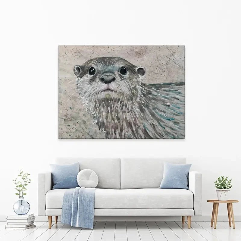 Otterly Amazing Canvas Print Otterly Amazing Canvas Print wall art product Jane Brookshaw