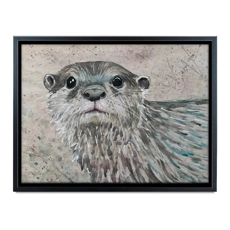 Otterly Amazing Canvas Print Otterly Amazing Canvas Print wall art product Jane Brookshaw
