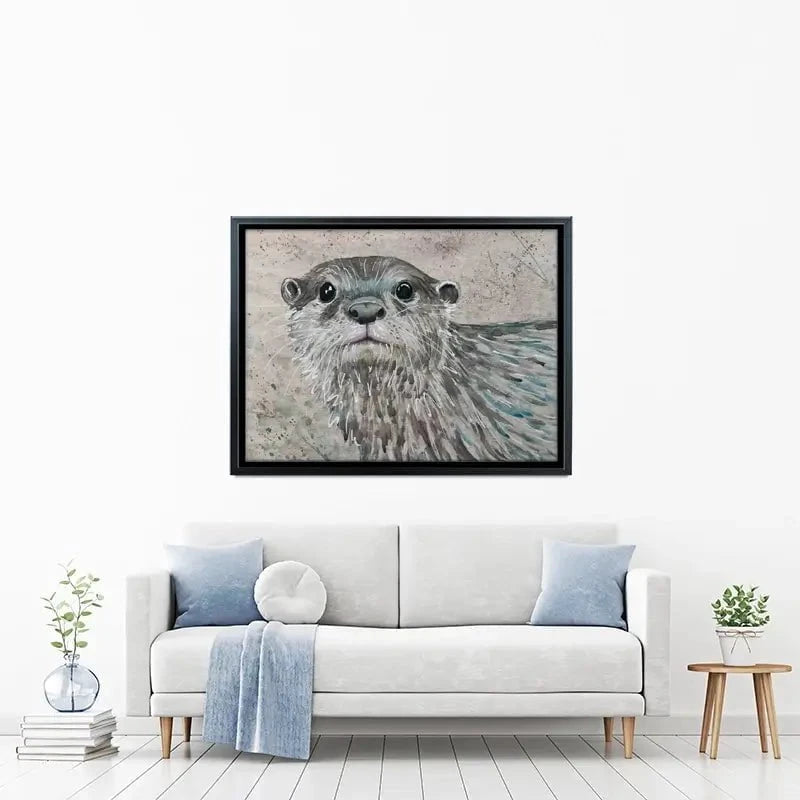 Otterly Amazing Canvas Print Otterly Amazing Canvas Print wall art product Jane Brookshaw