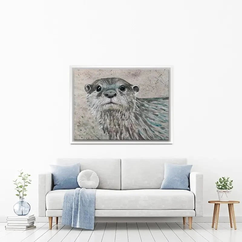 Otterly Amazing Canvas Print Otterly Amazing Canvas Print wall art product Jane Brookshaw