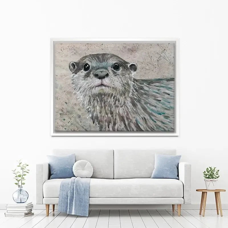 Otterly Amazing Canvas Print Otterly Amazing Canvas Print wall art product Jane Brookshaw