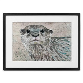 Otterly Amazing Framed Art Print Otterly Amazing Framed Art Print wall art product Jane Brookshaw
