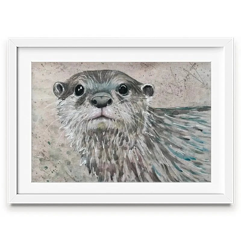 Otterly Amazing Framed Art Print Otterly Amazing Framed Art Print wall art product Jane Brookshaw