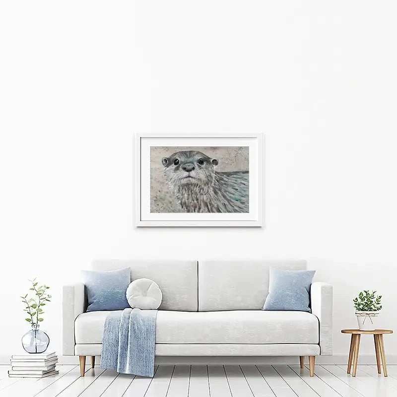 Otterly Amazing Framed Art Print Otterly Amazing Framed Art Print wall art product Jane Brookshaw