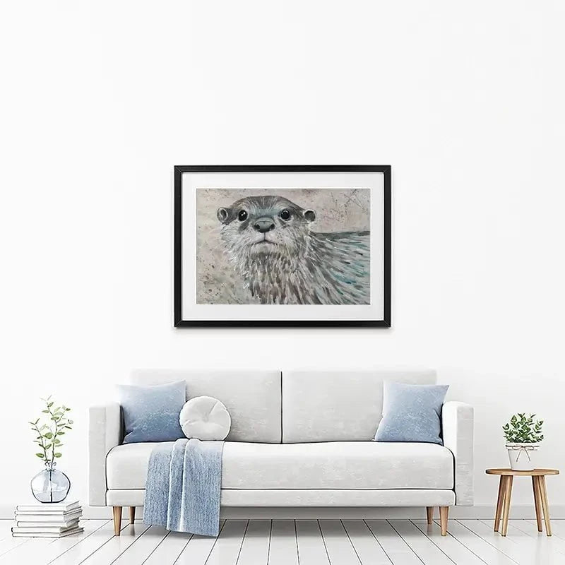Otterly Amazing Framed Art Print Otterly Amazing Framed Art Print wall art product Jane Brookshaw