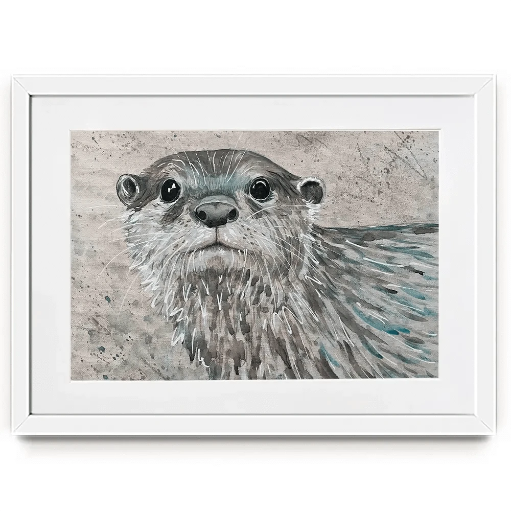 Otterly Amazing Framed Art Print Otterly Amazing Framed Art Print wall art product Jane Brookshaw