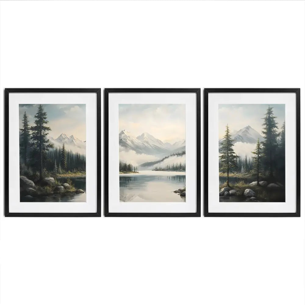Out In The Open Framed Art Print Trio Out In The Open Framed Art Print Trio wall art product IAmHomeStudio