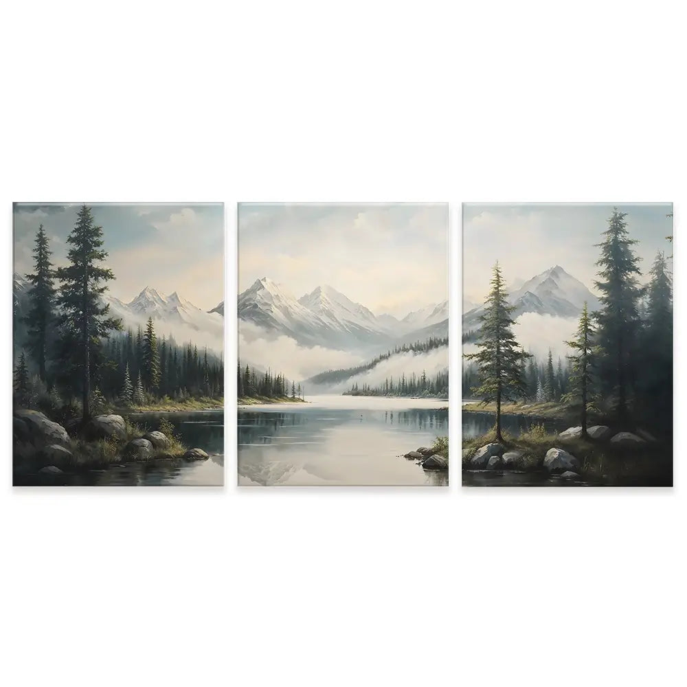Out In The Open Trio Canvas Print Out In The Open Trio Canvas Print wall art product IAmHomeStudio