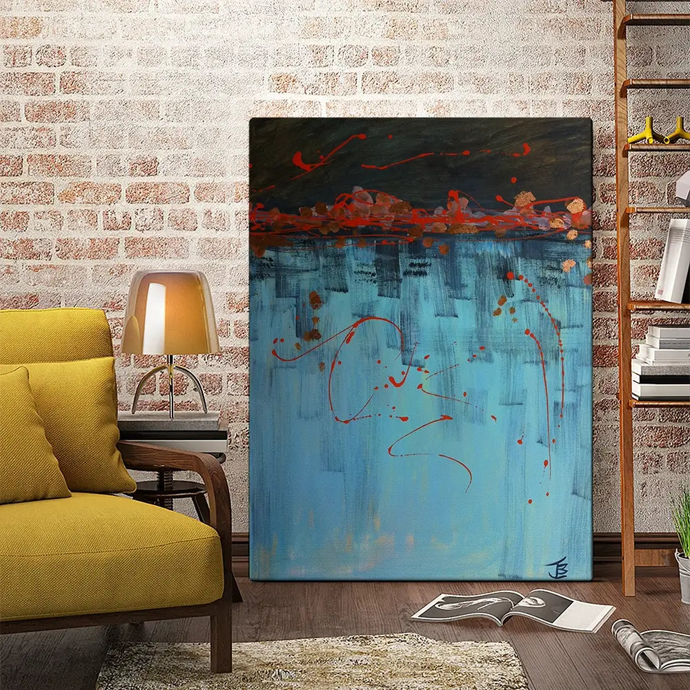 Out Of The Blue Canvas Print Out Of The Blue Canvas Print wall art product Jane Brookshaw