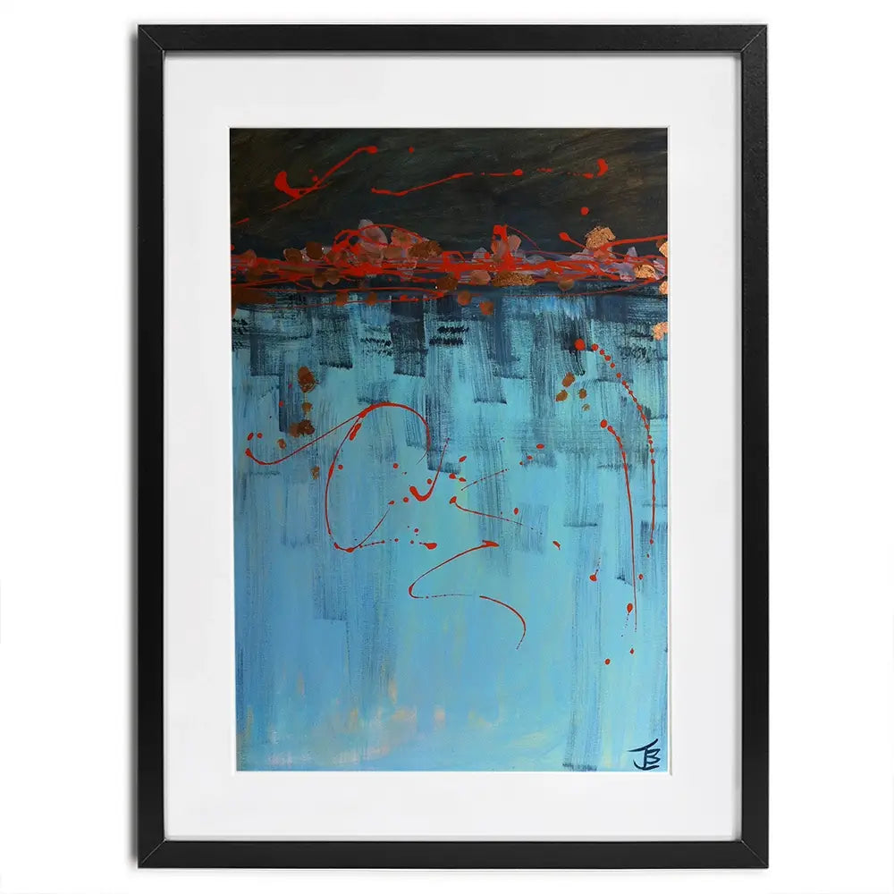 Out Of The Blue Framed Art Print Out Of The Blue Framed Art Print wall art product Jane Brookshaw