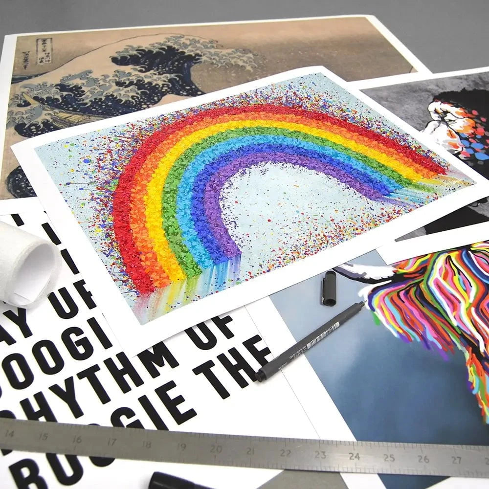 Over The Rainbow Art Print Over The Rainbow Art Print wall art product Jo Gough