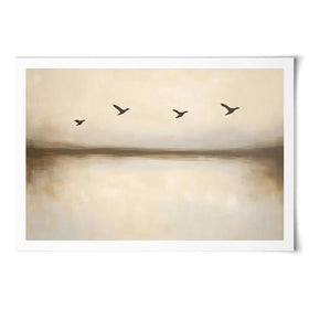 Over Water Flight Art Print Over Water Flight Art Print wall art product Franklyn Gregory - Independent