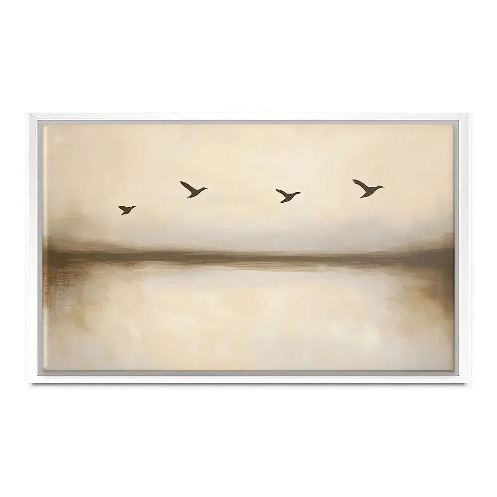 Over Water Flight Canvas Print Over Water Flight Canvas Print wall art product Franklyn Gregory - Independent