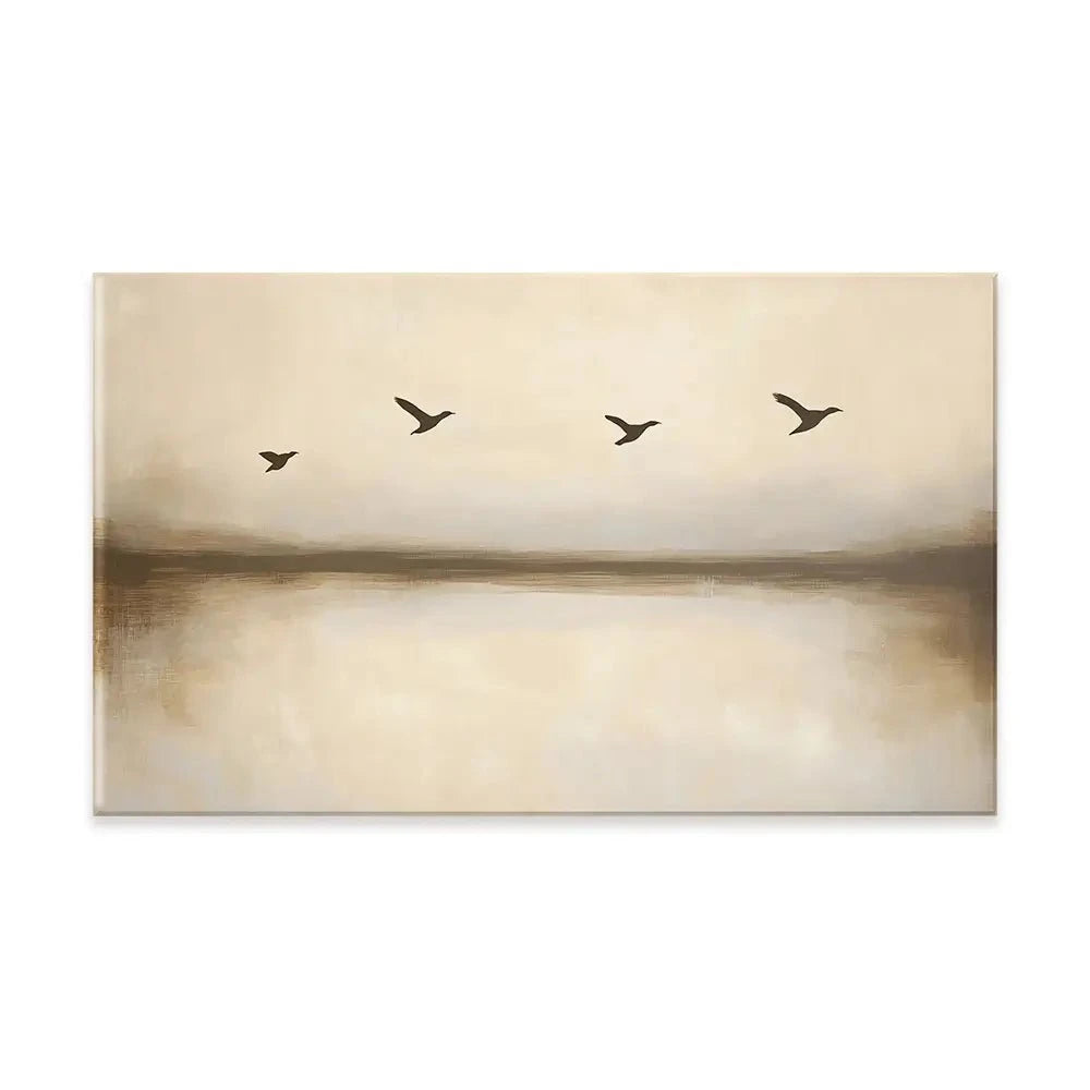 Over Water Flight Canvas Print Over Water Flight Canvas Print wall art product Franklyn Gregory - Independent