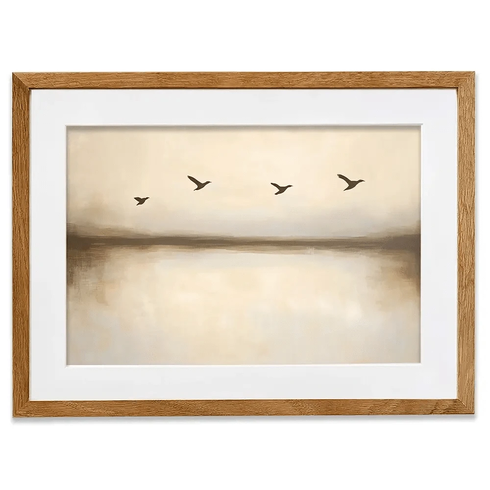 Over Water Flight Framed Art Print Over Water Flight Framed Art Print wall art product Franklyn Gregory - Independent