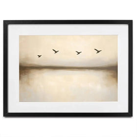 Over Water Flight Framed Art Print Over Water Flight Framed Art Print wall art product Franklyn Gregory - Independent