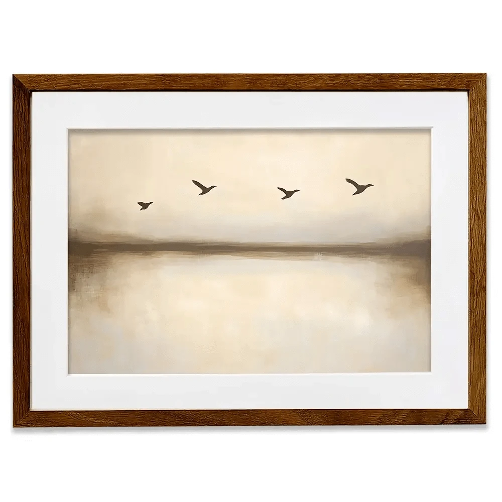 Over Water Flight Framed Art Print Over Water Flight Framed Art Print wall art product Franklyn Gregory - Independent