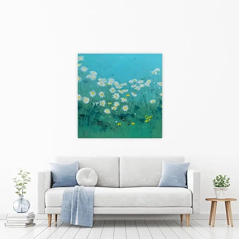 Oxeye Daisies Canvas Print Oxeye Daisies Canvas Print wall art product Laure Bury