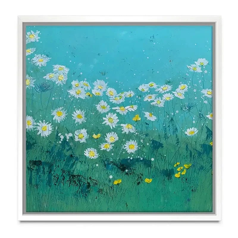 Oxeye Daisies Canvas Print Oxeye Daisies Canvas Print wall art product Laure Bury