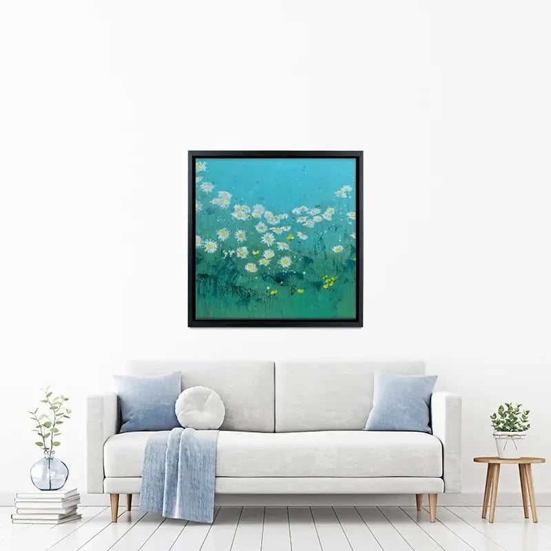 Oxeye Daisies Canvas Print Oxeye Daisies Canvas Print wall art product Laure Bury