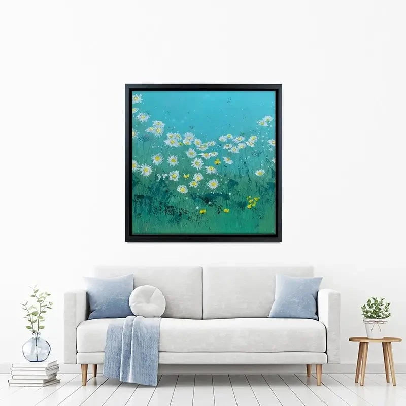 Oxeye Daisies Canvas Print Oxeye Daisies Canvas Print wall art product Laure Bury