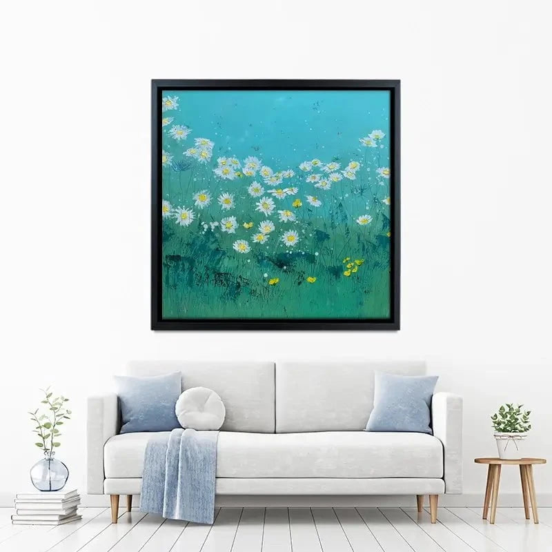 Oxeye Daisies Canvas Print Oxeye Daisies Canvas Print wall art product Laure Bury