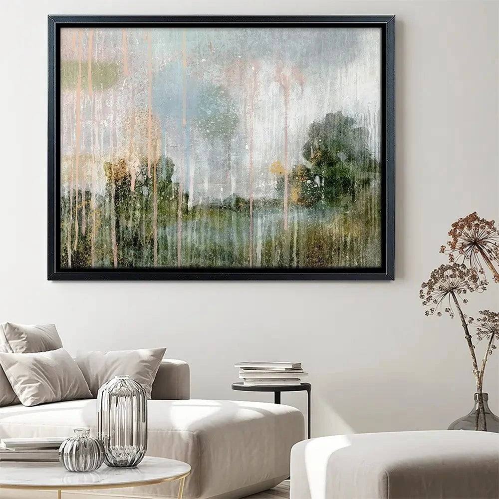 Paint Splattered Landscape Canvas Print Paint Splattered Landscape Canvas Print wall art product Victoria Barnes