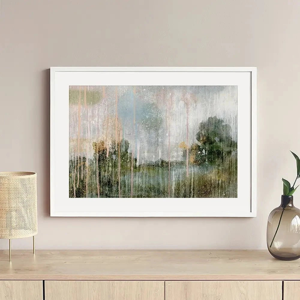 Paint Splattered Landscape Framed Art Print Paint Splattered Landscape Framed Art Print wall art product Victoria Barnes