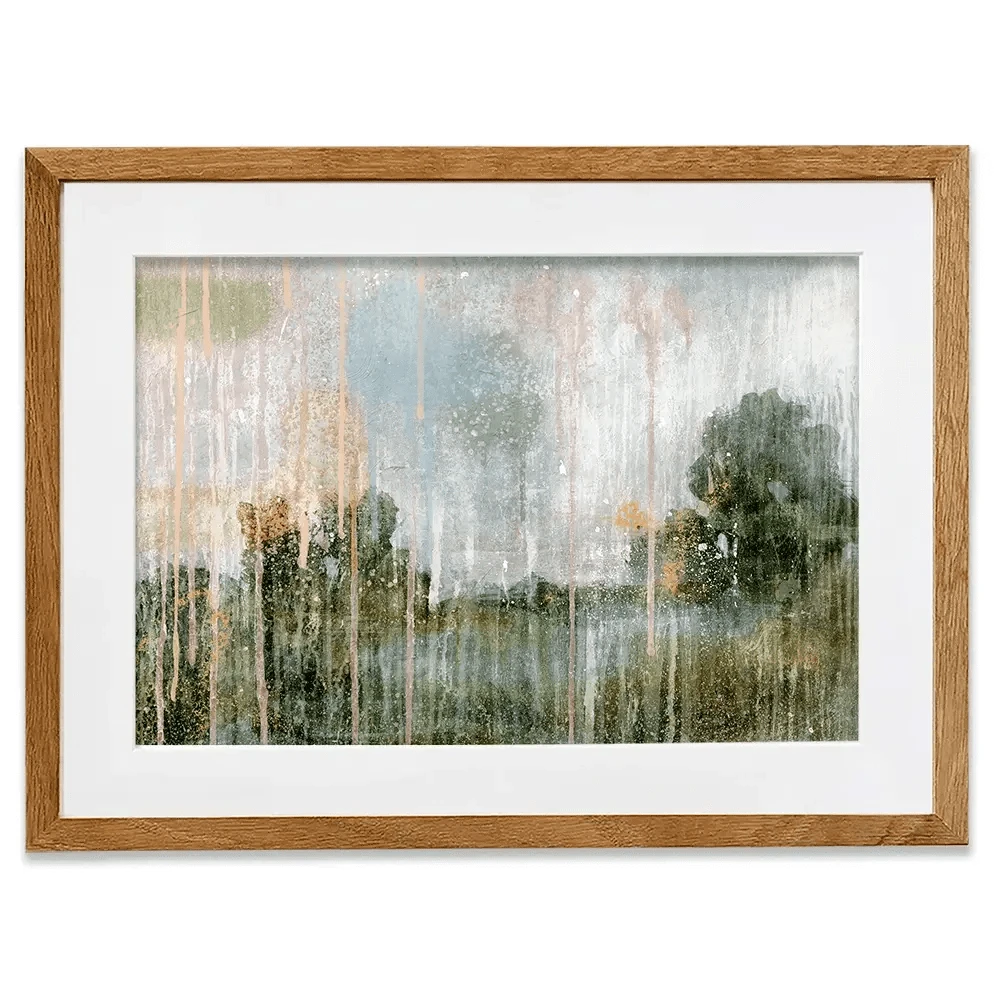 Paint Splattered Landscape Framed Art Print Paint Splattered Landscape Framed Art Print wall art product Victoria Barnes