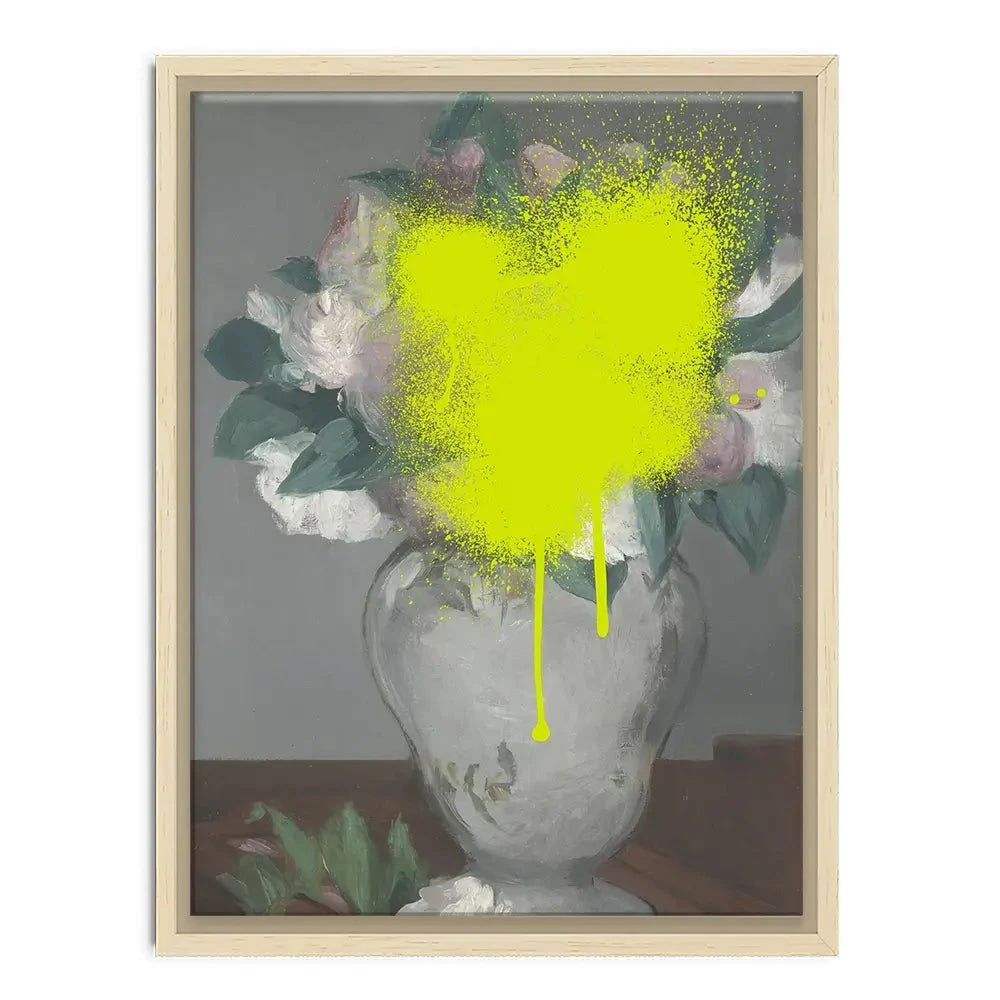 Paint Spray Vase Canvas Print Paint Spray Vase Canvas Print wall art product Jennifer Goldberger