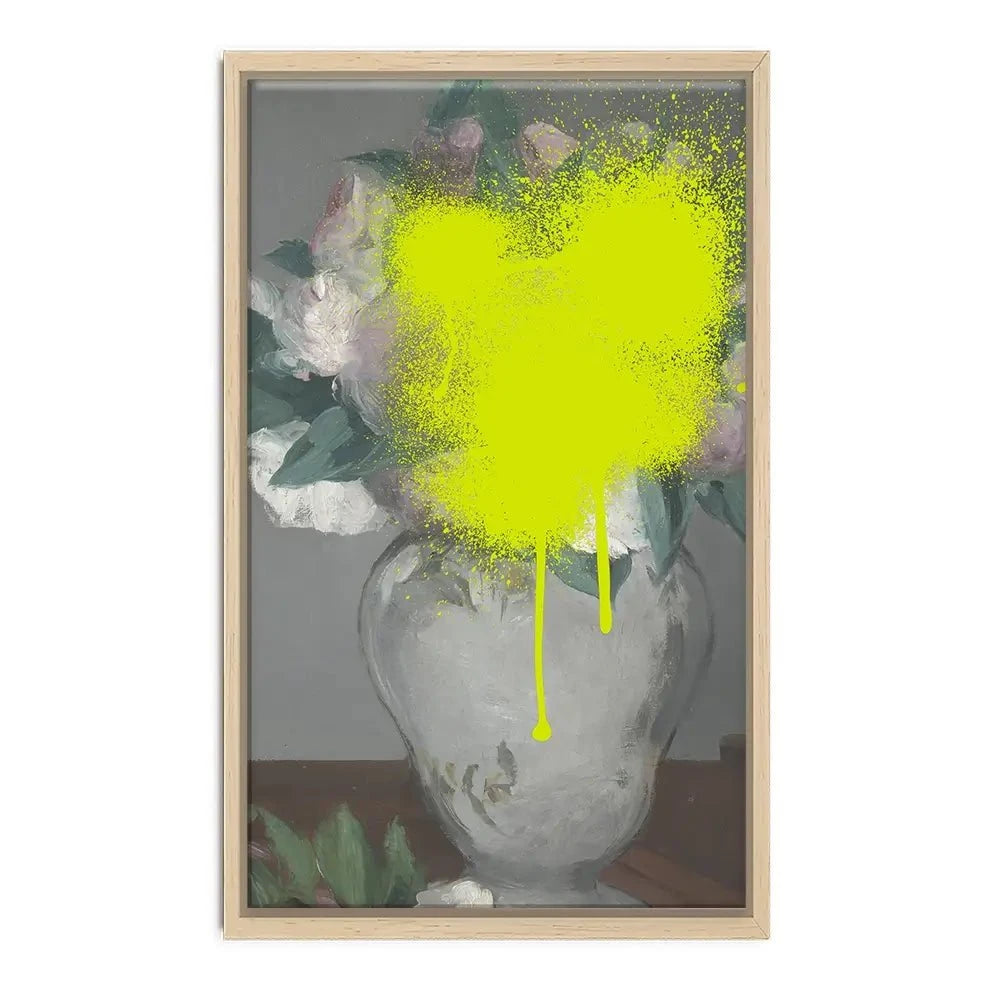 Paint Spray Vase Canvas Print Paint Spray Vase Canvas Print wall art product Jennifer Goldberger
