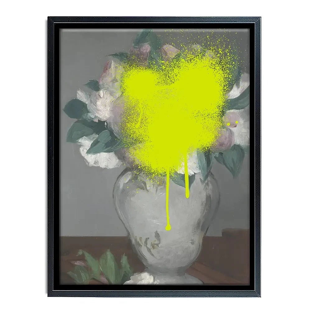 Paint Spray Vase Canvas Print Paint Spray Vase Canvas Print wall art product Jennifer Goldberger