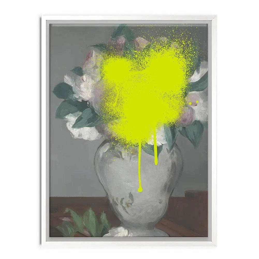 Paint Spray Vase Canvas Print Paint Spray Vase Canvas Print wall art product Jennifer Goldberger