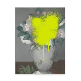 Paint Spray Vase Canvas Print Paint Spray Vase Canvas Print wall art product Jennifer Goldberger
