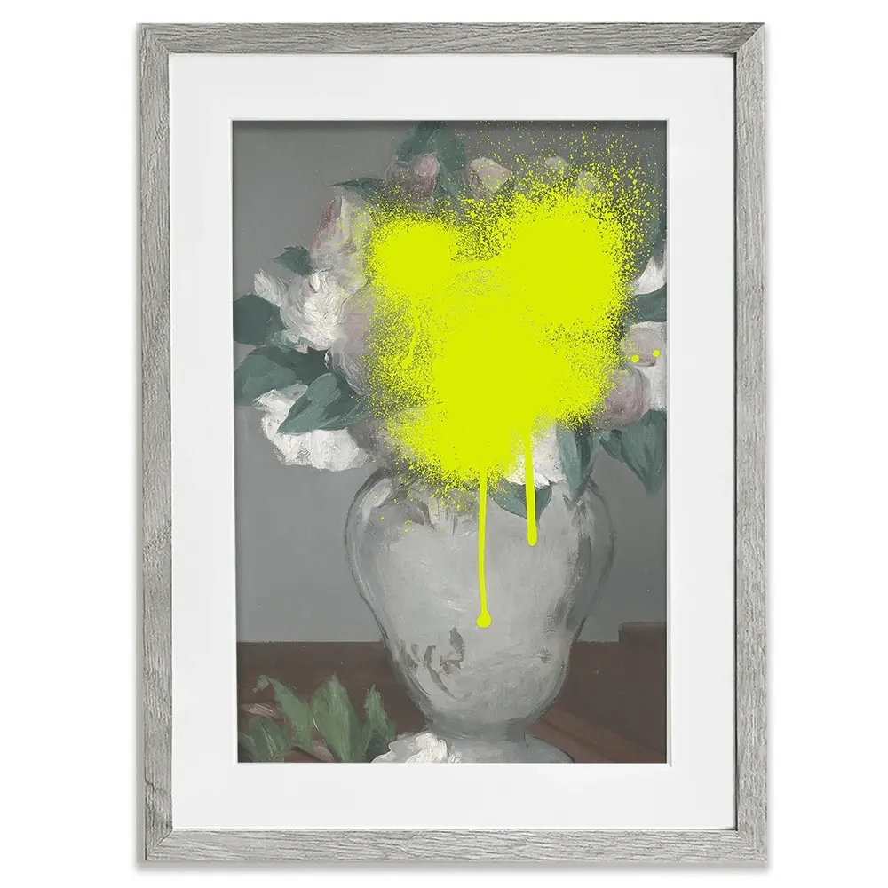 Paint Spray Vase Framed Art Print Paint Spray Vase Framed Art Print wall art product Jennifer Goldberger