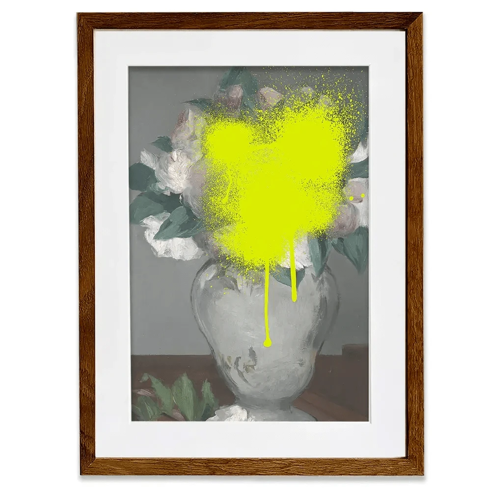 Paint Spray Vase Framed Art Print Paint Spray Vase Framed Art Print wall art product Jennifer Goldberger