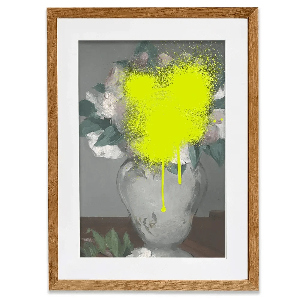Paint Spray Vase Framed Art Print Paint Spray Vase Framed Art Print wall art product Jennifer Goldberger