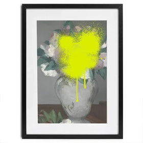 Paint Spray Vase Framed Art Print Paint Spray Vase Framed Art Print wall art product Jennifer Goldberger