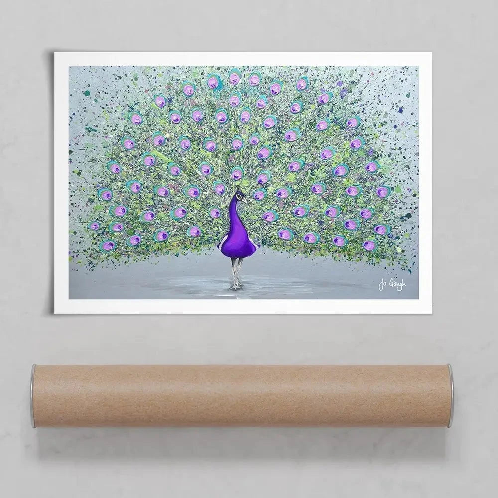 Paisley The Peacock Art Print Paisley The Peacock Art Print wall art product Jo Gough