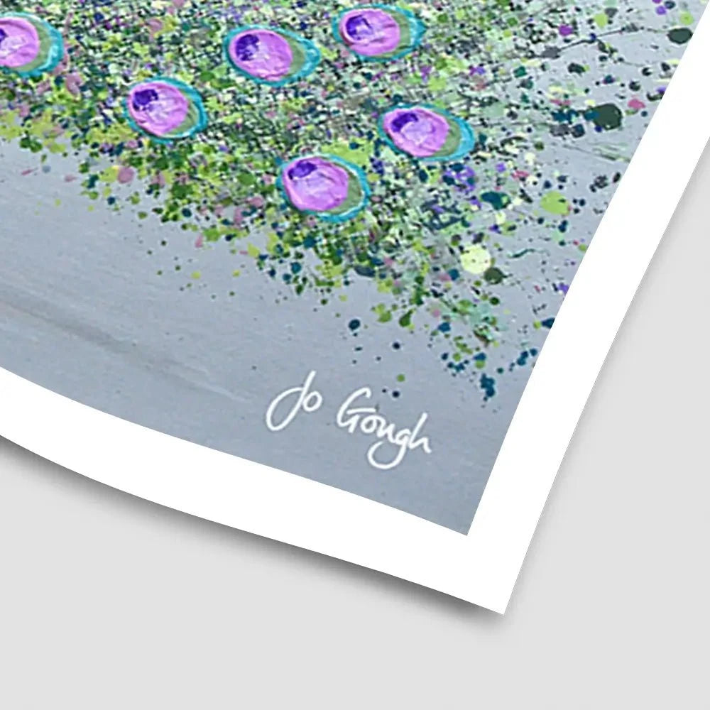 Paisley The Peacock Art Print Paisley The Peacock Art Print wall art product Jo Gough