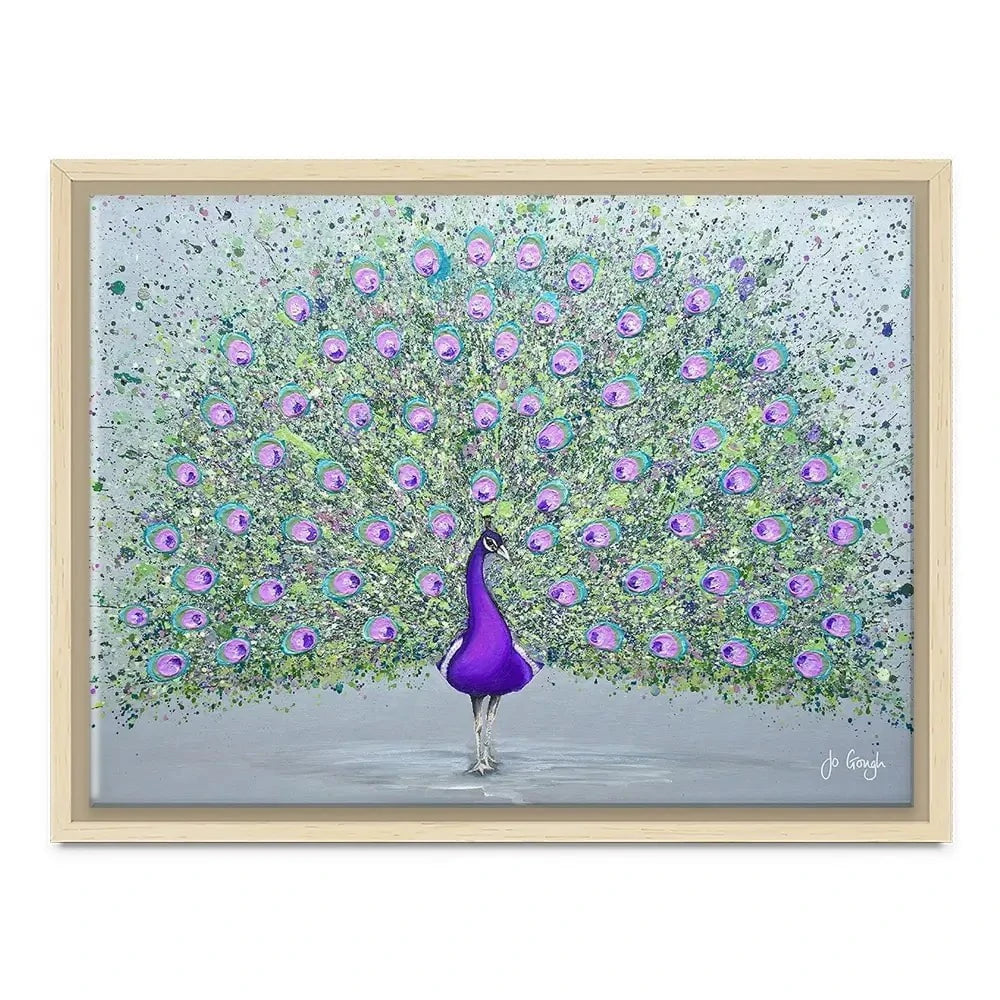 Paisley The Peacock Canvas Print Paisley The Peacock Canvas Print wall art product Jo Gough
