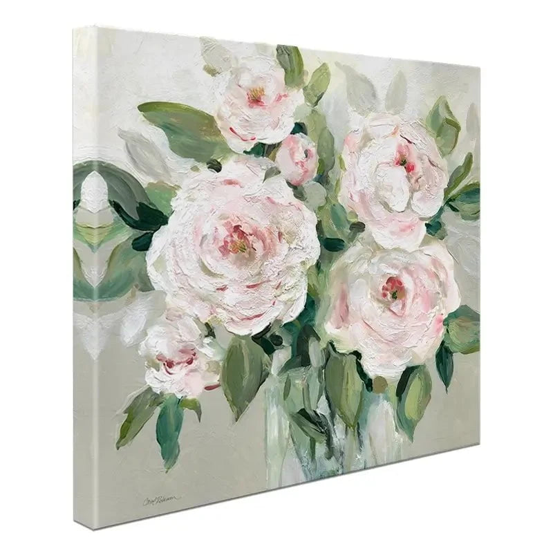 Pale Pink Blossoms Canvas Print Pale Pink Blossoms Canvas Print wall art product Carol Robinson