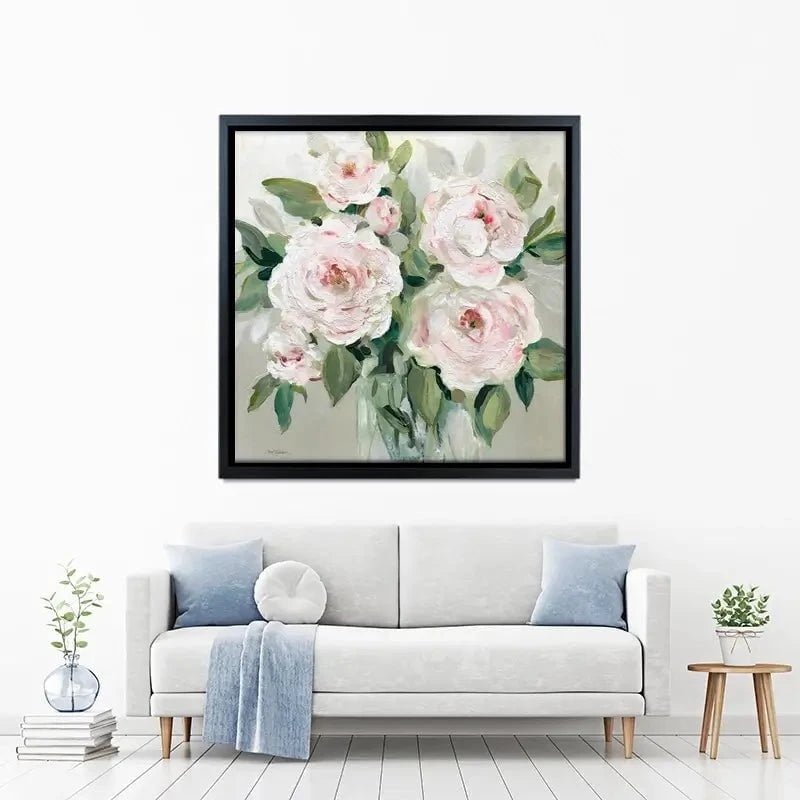Pale Pink Blossoms Canvas Print Pale Pink Blossoms Canvas Print wall art product Carol Robinson