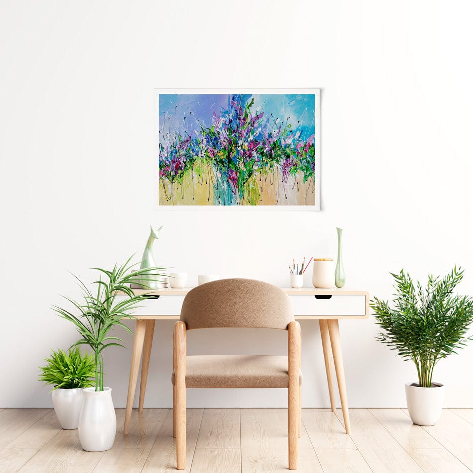 Palette Knife Florals Art Print wall art product Olga Tkachyk
