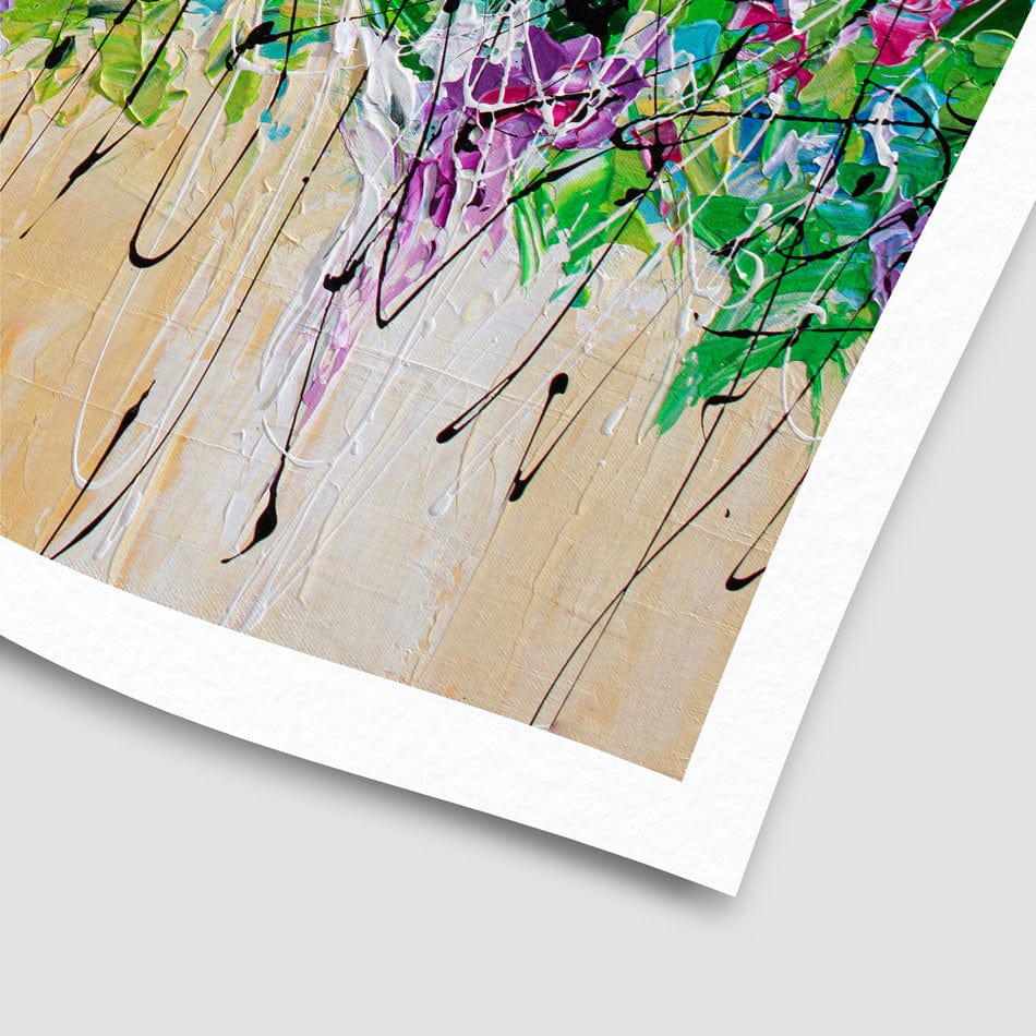 Palette Knife Florals Art Print wall art product Olga Tkachyk
