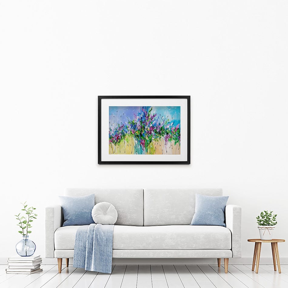 Palette Knife Florals Framed Art Print wall art product Olga Tkachyk